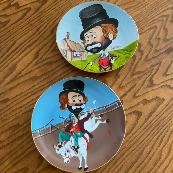Red Skelton Collector Plate Set, “Freddie’s Shack” & Bronco Freddie” - Picture 4 of 8